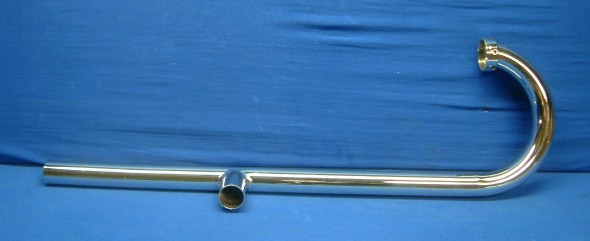Auspuffkrümmer R51/2 gerade linke Seite (R51/3,67,67/2) für Ausführung Auspufftopf mit Lasche