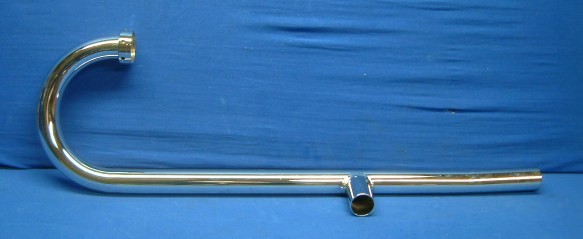 Auspuffkrümmer R51/2 gerade rechte Seite (R51/3,67,67/2) für Ausführung Auspufftopf mit Lasche
