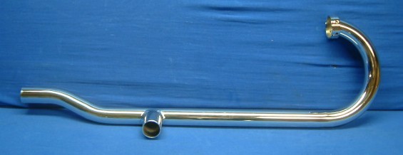 Auspuffkrümmer R51/3,67, 67/2,67/3 linke Seite mit Knick für Schalldämpfer mit seitlicher Befestigung