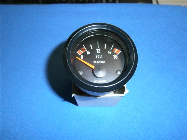 Voltmeter /5/6/7 -9.77 weißes Zifferblatt Restposten