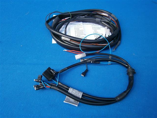 Kabelbaum Umbau 50/5-100/7  Motor in R50-69S Rahmen Kabelbaum 2 teilig mit Kabelbaum Motor.